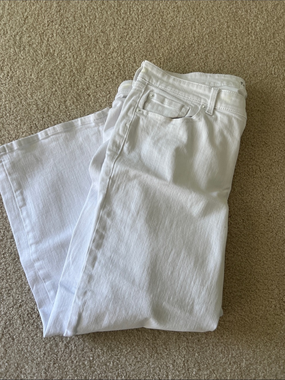 torrid White Perfect Wide Leg Jeans